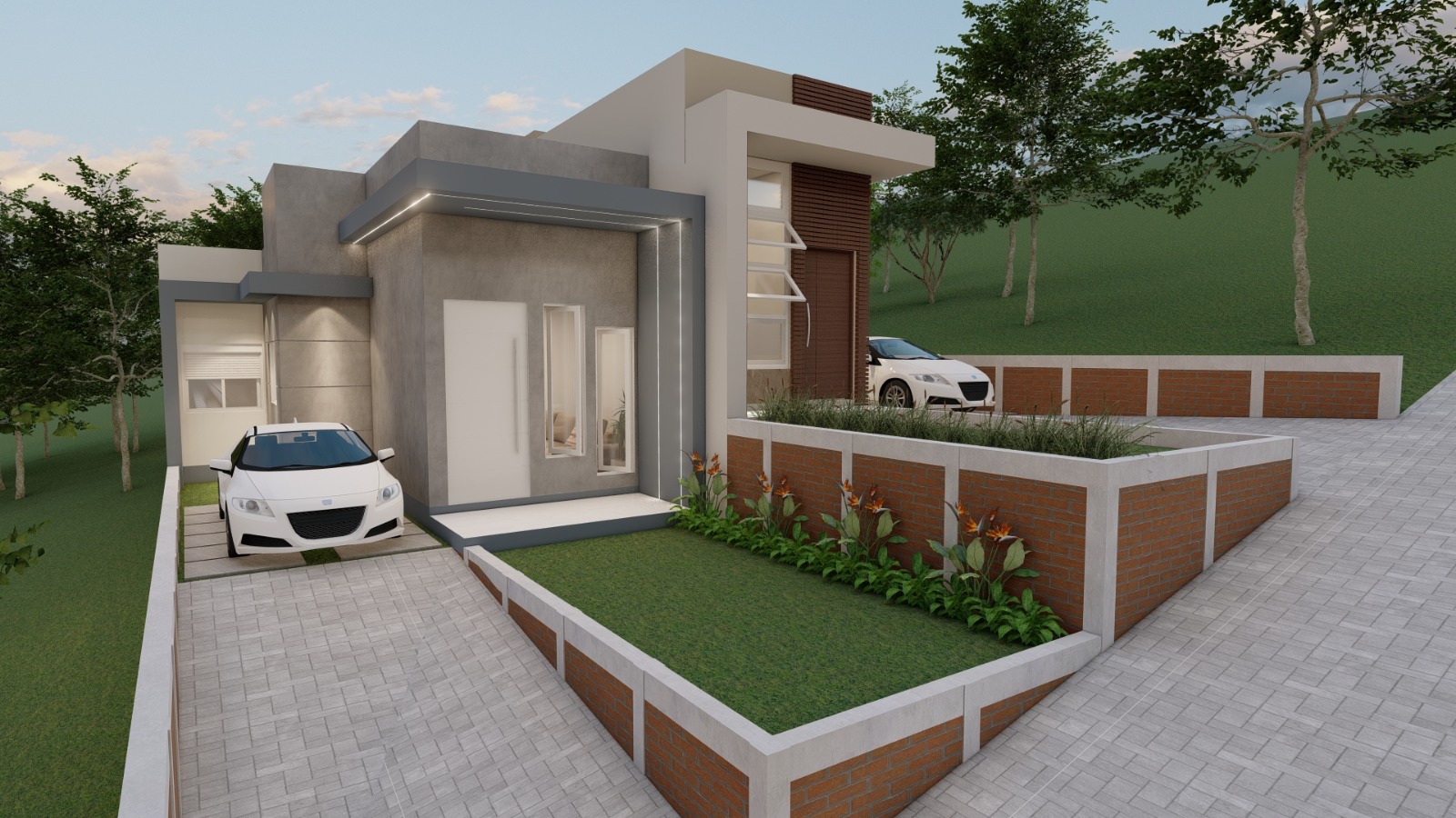 Casa nova em construção