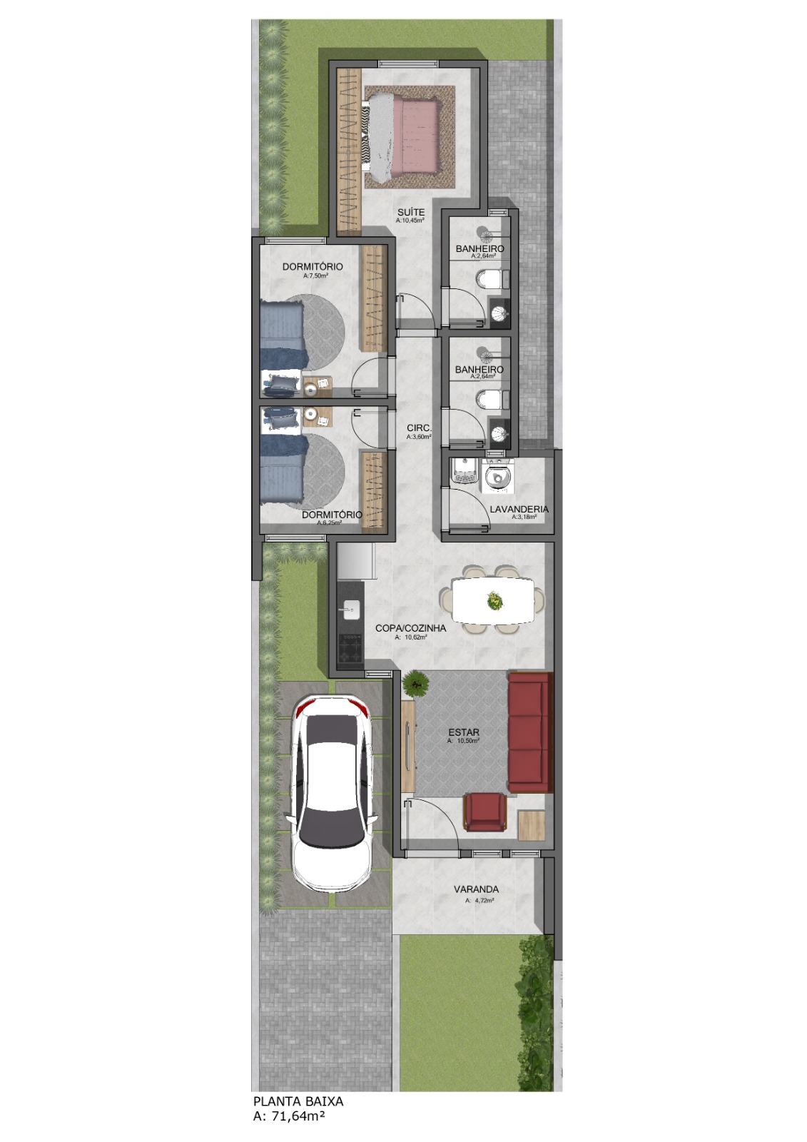 Casa nova em construção
