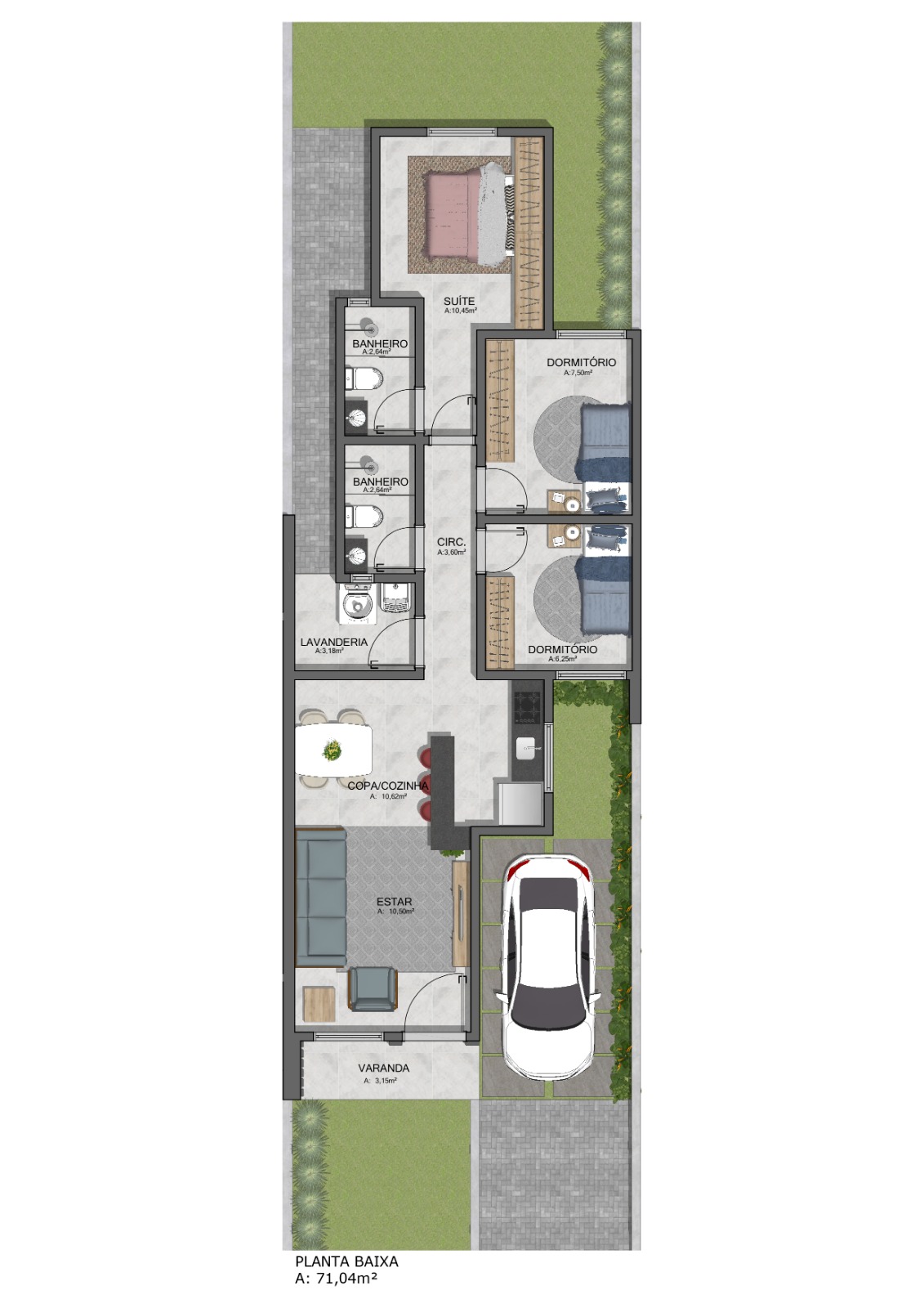Casa nova em construção